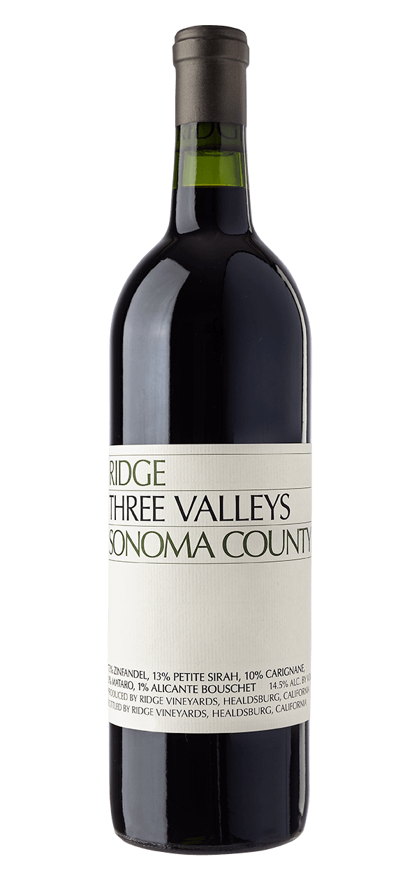 Ridge Three Valleys Zinfandel 2021