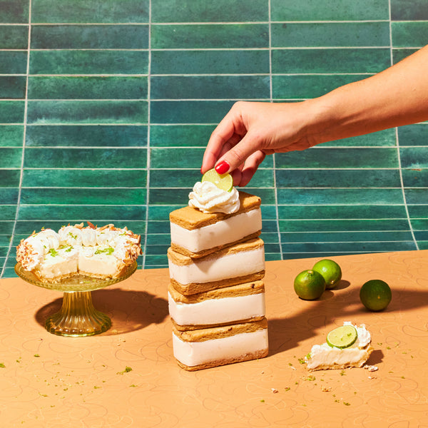Key Lime Pie Ice Cream Sandwich - Nightingale Ice Cream