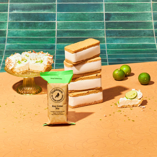 Key Lime Pie Ice Cream Sandwich - Nightingale Ice Cream
