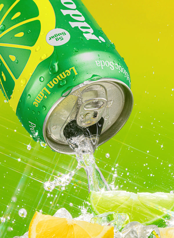 Lemon Lime Prebiotic Soda - Poppi