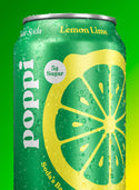Lemon Lime Prebiotic Soda - Poppi