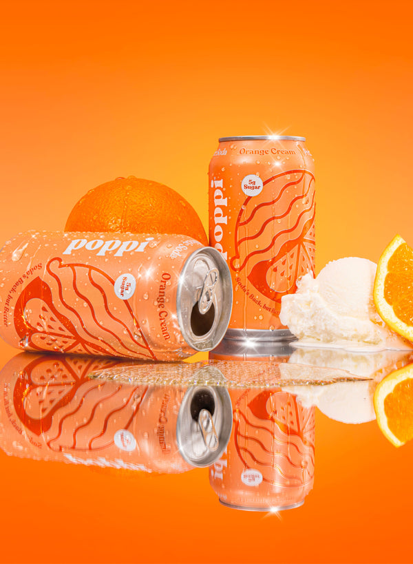 Orange Cream Prebiotic Soda - Poppi