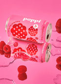 Raspberry Rose Prebiotic Soda - Poppi