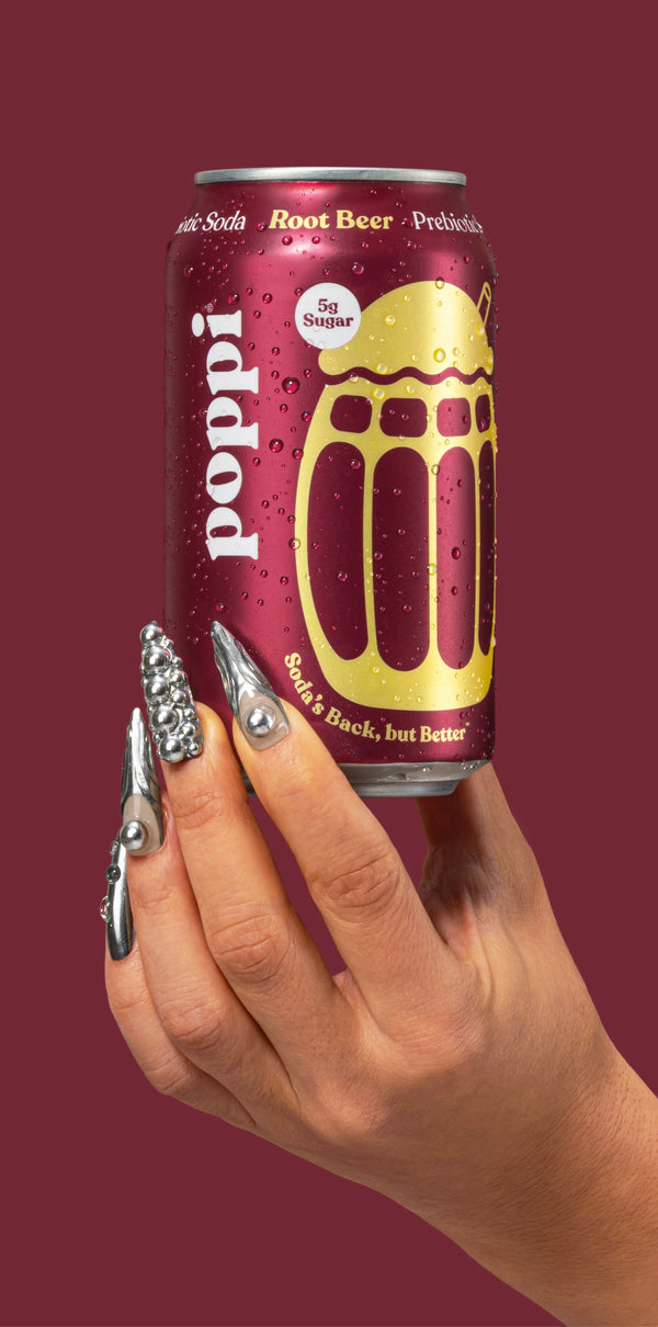 Root Beer Prebiotic Soda - Poppi