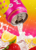 Strawberry Lemon Prebiotic Soda - Poppi