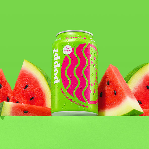 Watermelon Prebiotic Soda - Poppi
