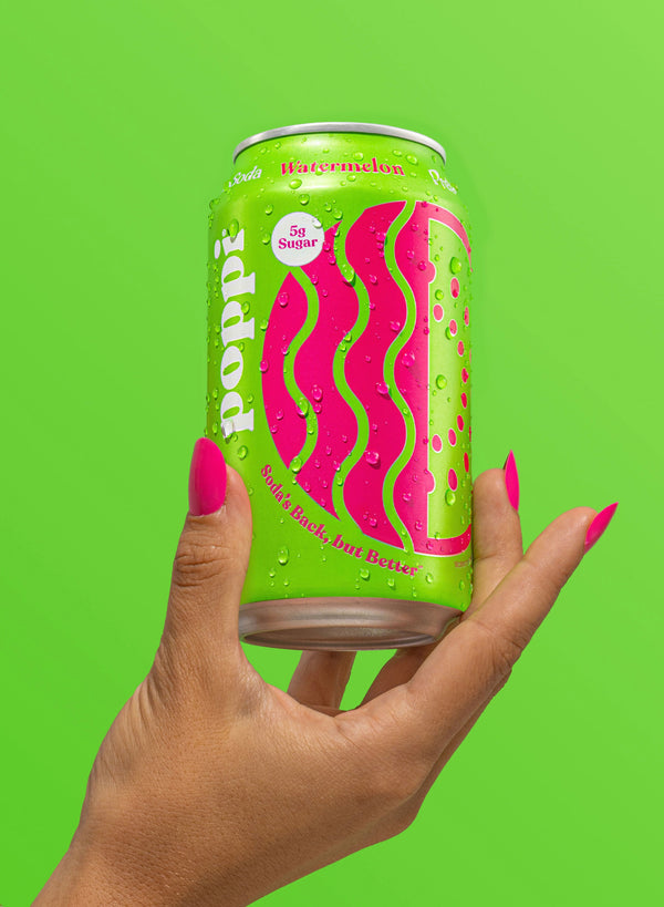 Watermelon Prebiotic Soda - Poppi