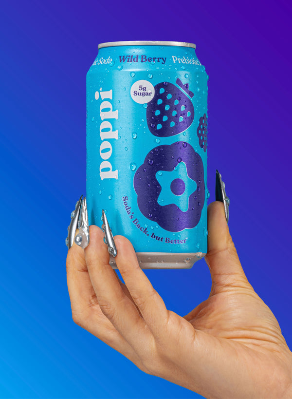 Wildberry Prebiotic Soda - Poppi