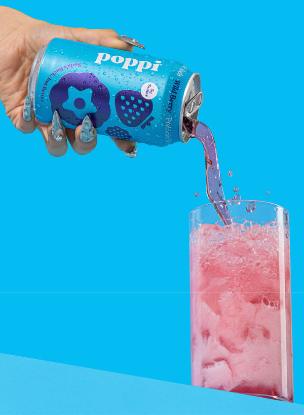 Wildberry Prebiotic Soda - Poppi