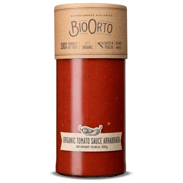 Organic Tomato Sauce Arrabbiata - Bio Orto