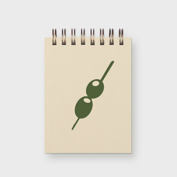 Olive Mini Jotter Notebook