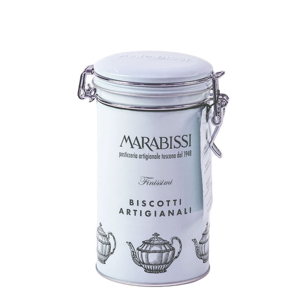 Cantucci with Almonds in blue tin - MARABISSI