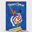 French Cancan Collectible Tin with Chocolate Flute Cookies