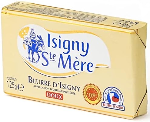 Isigny Butter Bar Unsalted 125g - Isigny Ste. Mère