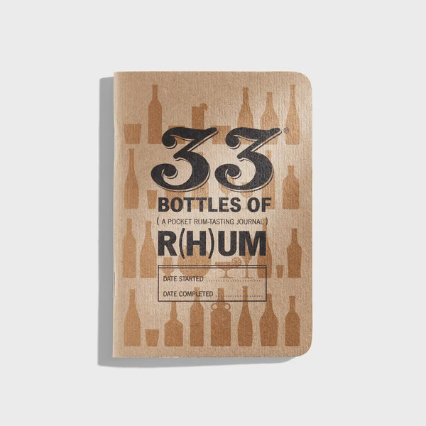 33 Bottles of Rhum Tasting Journal - 33 Books Co.