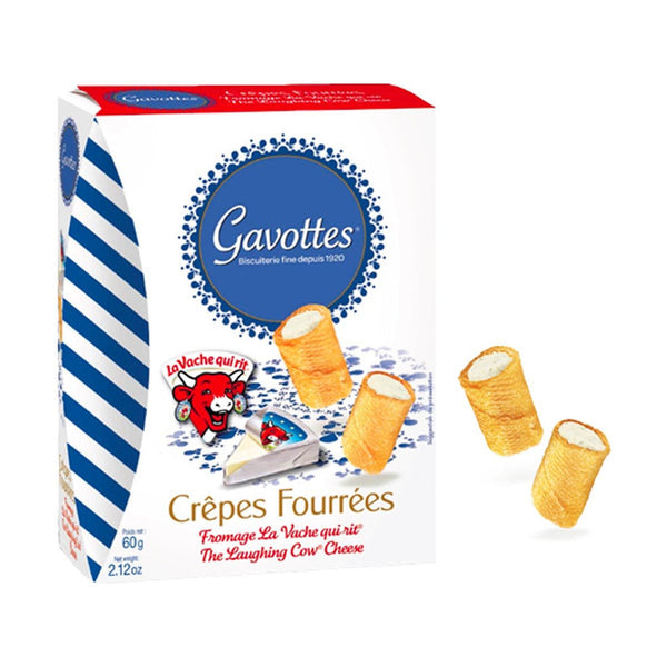 Savory gavottes filled w/ Laughing Cow cheese - Loc Maria Biscuit