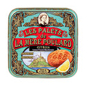 French Lemon Butter Cookies Palets in Luxury Tin 250g - La Mere Poulard