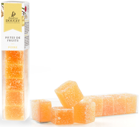 Pear pâte de fruit squares · 90g (3.2 oz) - Francois Doucet