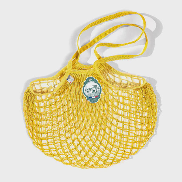 Net Bag, Long Handles, Yellow Solarium - FILT 1860