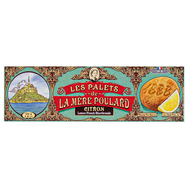 French Lemon Butter Cookies Palets - La Mere Poulard
