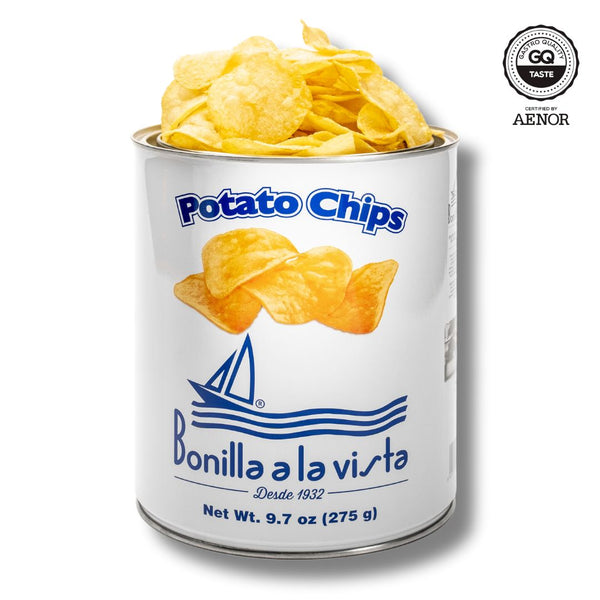Potato Chips with Sea Salt Tin 275g - Bonilla A La Vista
