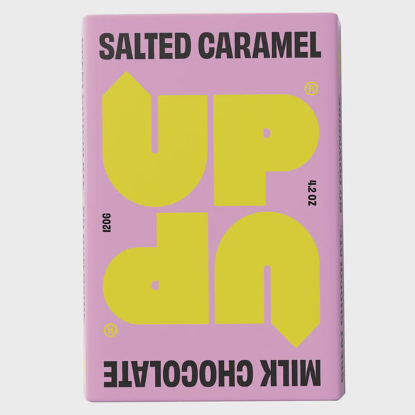 Salted Caramel Milk Chocolate - UP-UP Chocolate