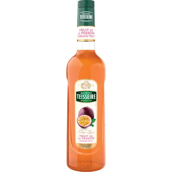 Passion Fruit Syrup Glass Bottle - Teisseire