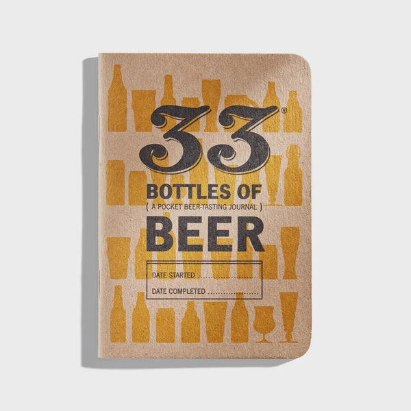 33 Bottles Of Beer Tasting Journal - 33 Books Co.