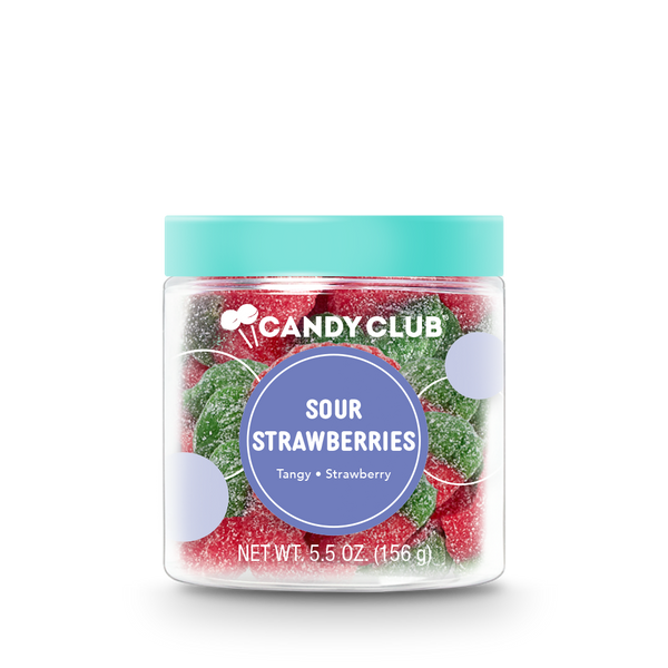 Sour Strawberry Gummies - Candy Club