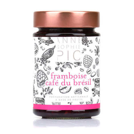 Jam, Raspberry Coffee, 7.4oz. by Anne Sophie Pic***  - Maison Perrotte