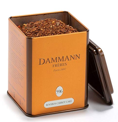 Rooibos Carrot Cake Tea Loose Leaf Tin - Dammann Freres