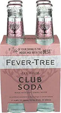 Premium Club Soda 4 Pack Bottle - Fever Tree
