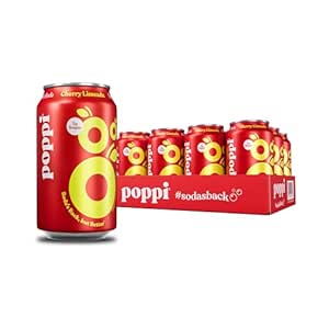 Cherry Limeade  Prebiotic Soda - Poppi