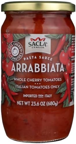 Italian Whole Cherry Tomato Arrabbiata Pasta Sauce 24 oz - Sacla