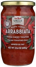Italian Whole Cherry Tomato Arrabbiata Pasta Sauce 24 oz - Sacla