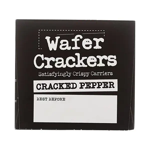 Black Pepper Wafer Crackers - Olina's