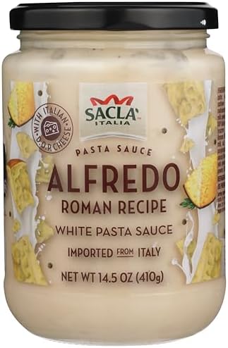 Alfredo Pasta Sauce with DOP Cheese 14.5 oz - Sacla
