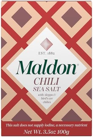 Chilli Sea Salt Flakes 100g - Maldon