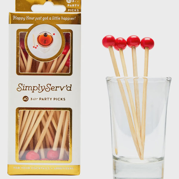 Scarlet Bamboo Party Pick - Sophistiplate