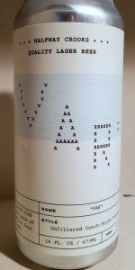 Halfway Crooks Nefiltrovane Var Pilsner