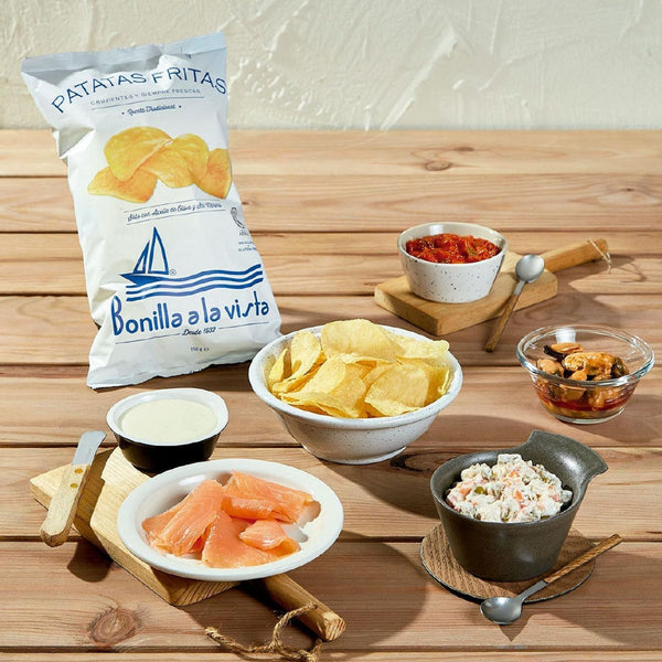 Potato Chips with Sea Salt. Bag. 150g - Bonilla A La Vista