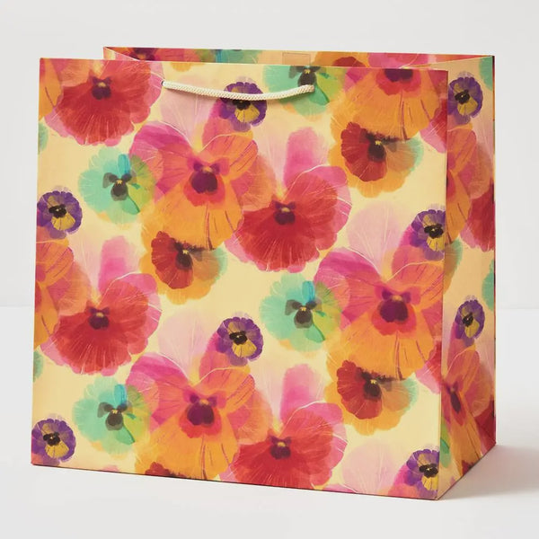 Pressed Pansy Gift Bag