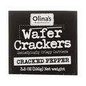 Black Pepper Wafer Crackers - Olina's