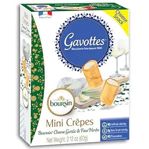 Savory gavottes filled w/ Boursin - Loc Maria Biscuit