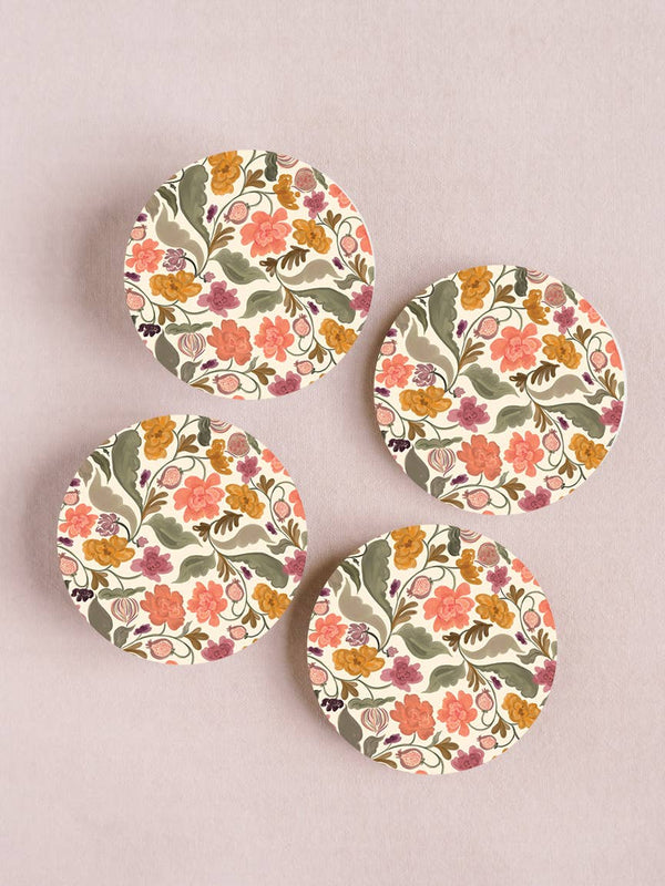 Autumn Florals Coasters - One & Only Paper
