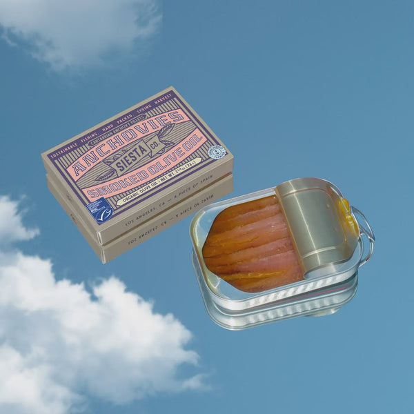 Cantabrian Anchovies Smoked Organic Extra Virgin Olive Oil