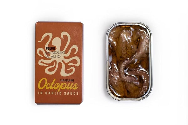 Octopus in Garlic Sauce 110g Tin Fish - Ati Manel