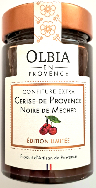 Meched Black Cherry Jam from Provence - Olbia en Provence