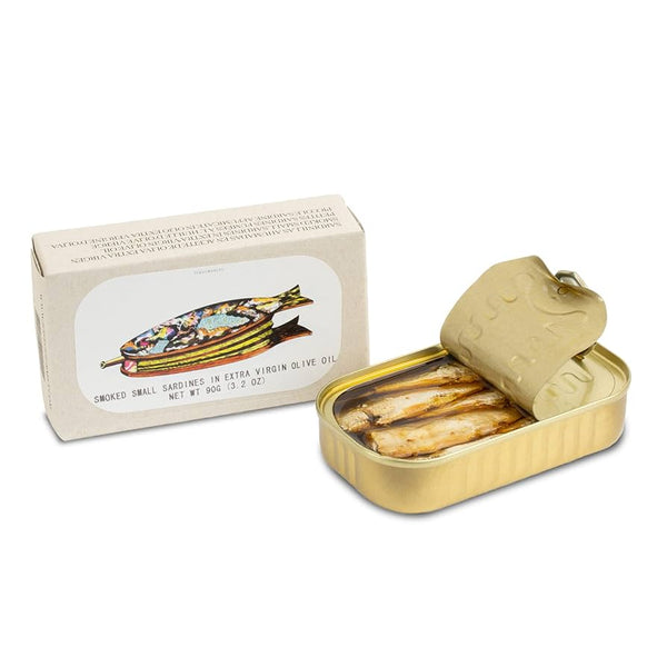 Smoked Small Sardines in EVOO 90g Tin Fish - Jose Gourmet