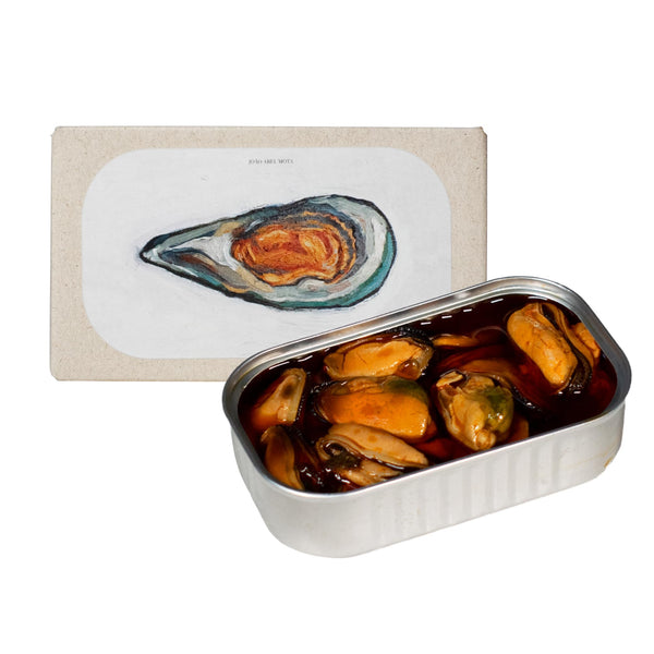 Fried Mussels in Marinade 7/10 110g Tin Fish - Jose Gourmet